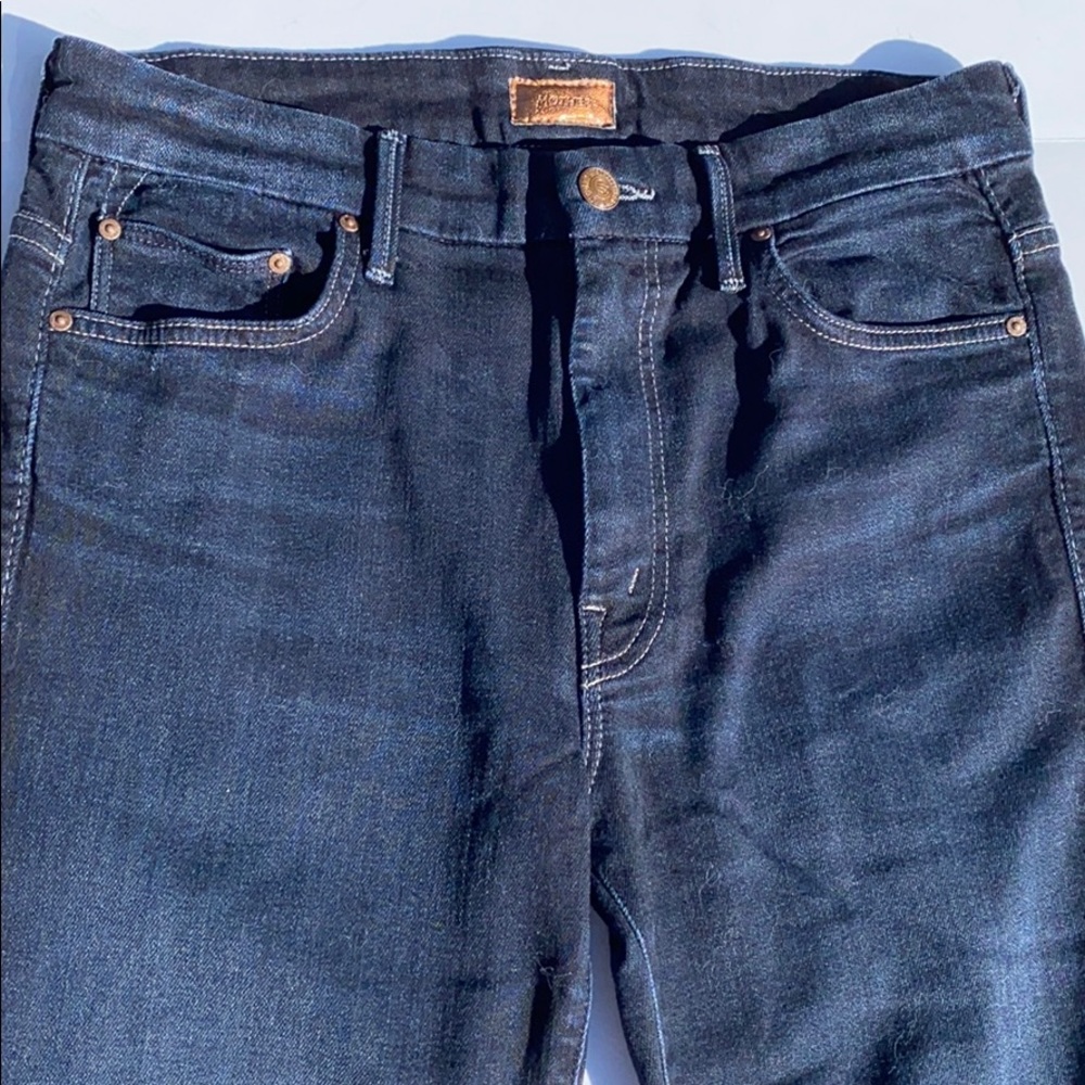 Mother High Waisted Looker, NWOT dark wash  30